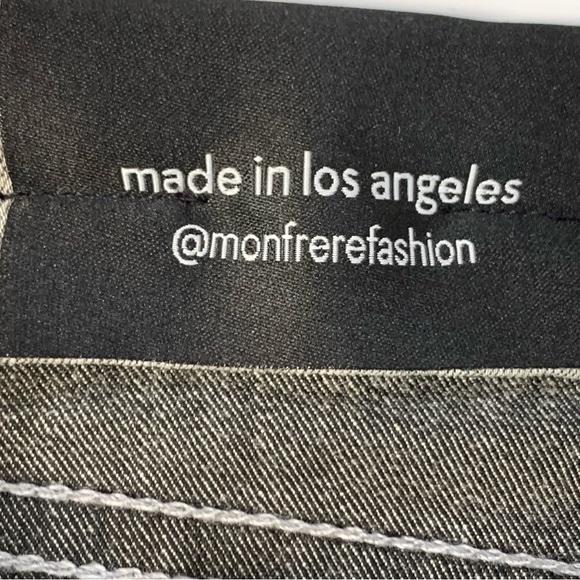 Monfrere Greyson Skinny Jeans in Grey - Picture 11 of 13